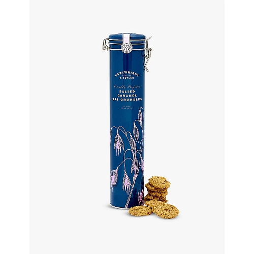 SEA SALTED CARAMEL OAT CRUMBLES IN TIN